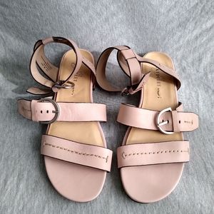 Naked Feet Zeke 9 M Nude Fake Pink Strappy Sandals